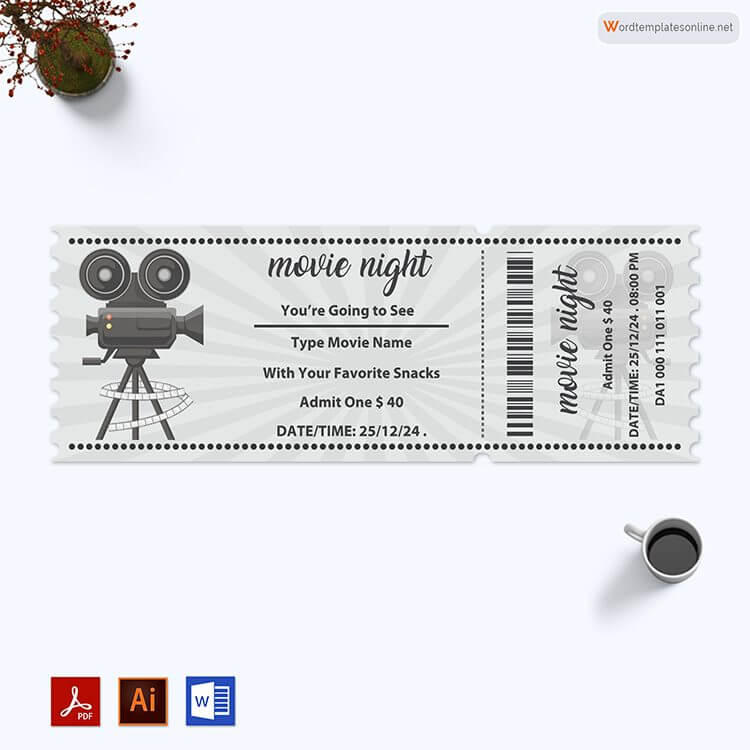 Free Cinema Ticket Sample