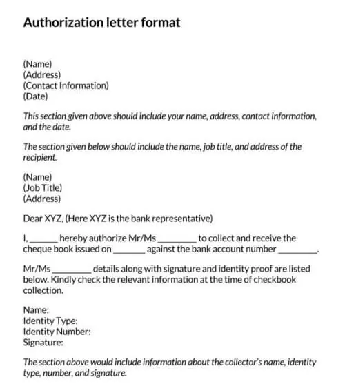 Exemplary Info About Sample Authorization Letter To Pick Up Check