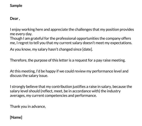 Proven Salary Increase Letter Template