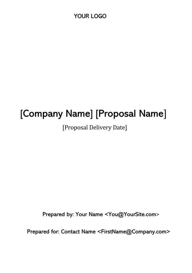 Great Freelance Proposal Template 01