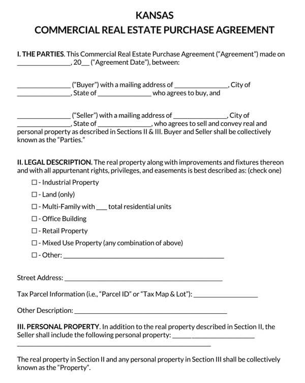 Kansas-Commercial-Real-Estate-Purchase-Agreement_