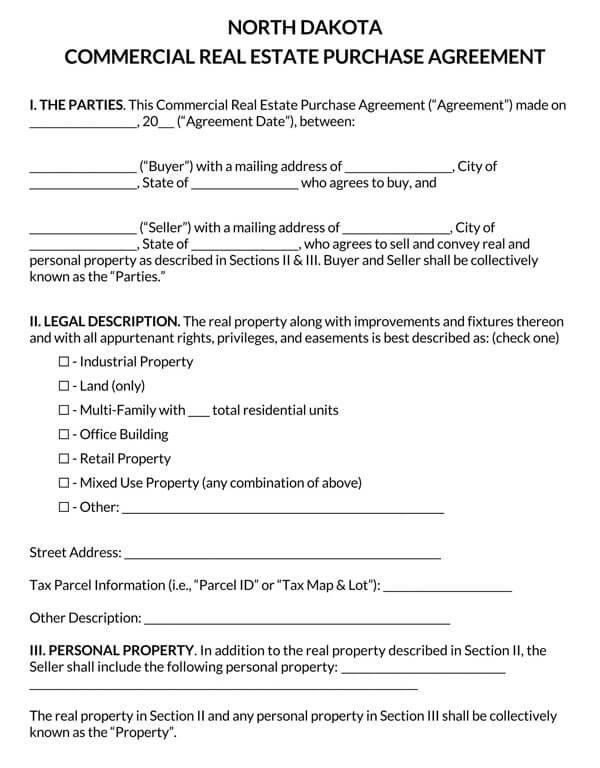 North-Dakota-Commercial-Real-Estate-Purchase-Agreement_