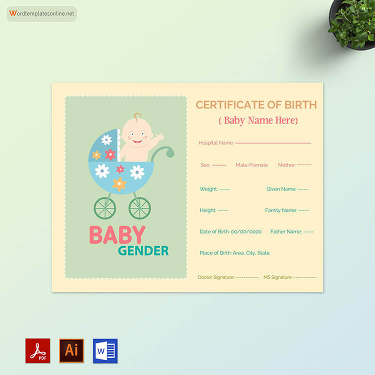 Baby Birth Certificate Free