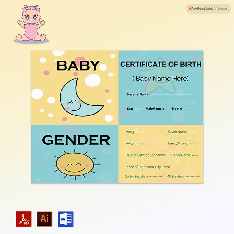 Free Printable Baby Birth Certificate