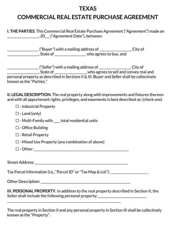 Texas-Commercial-Real-Estate-Purchase-Agreement_