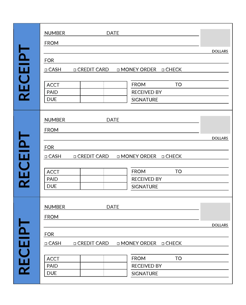 Customizable Rent Receipt Template PDF 12