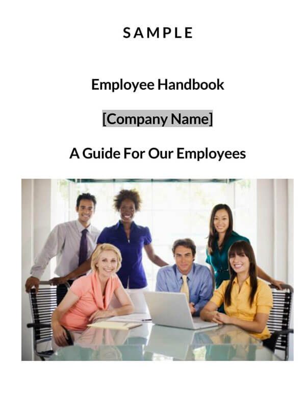 Free Comprehensive General Reference Employee Handbook Example for Word Format