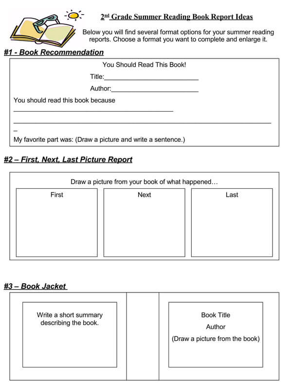 how to write a book report without reading the book
