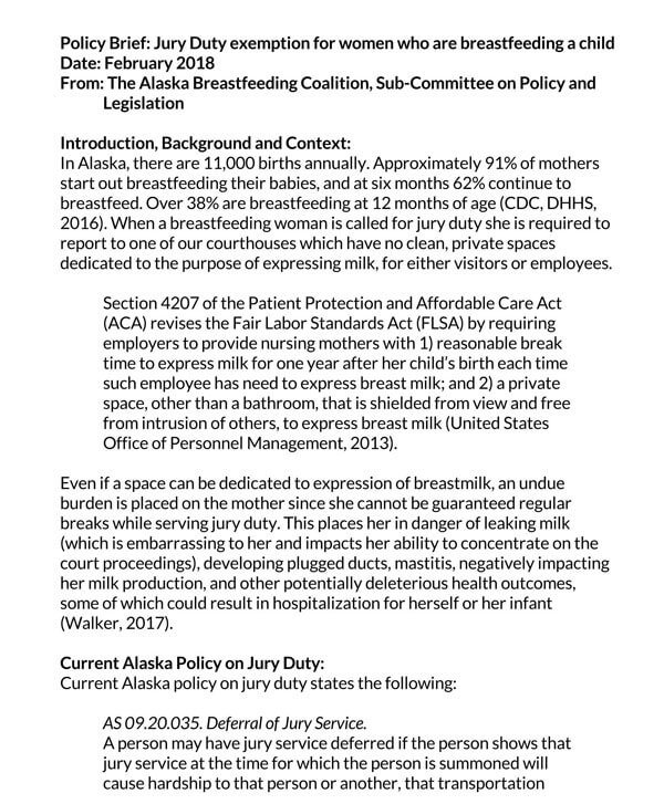 Free Policy Brief Template PDF