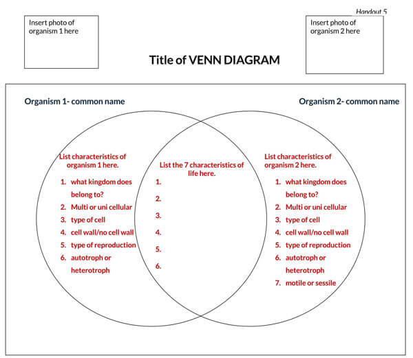 Free Venn Diagram Template - Edit and Print