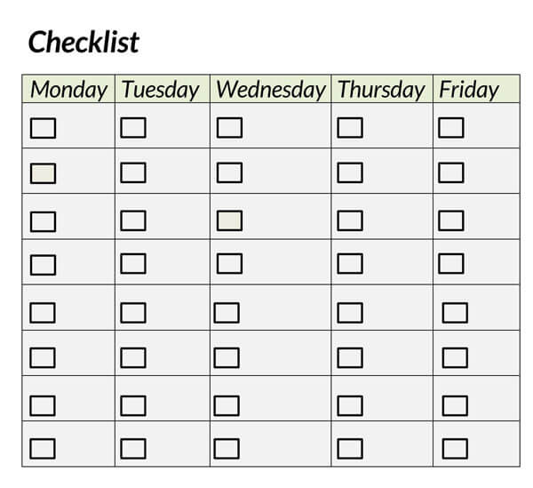 PDF Checklist Templates for Efficient Task Management