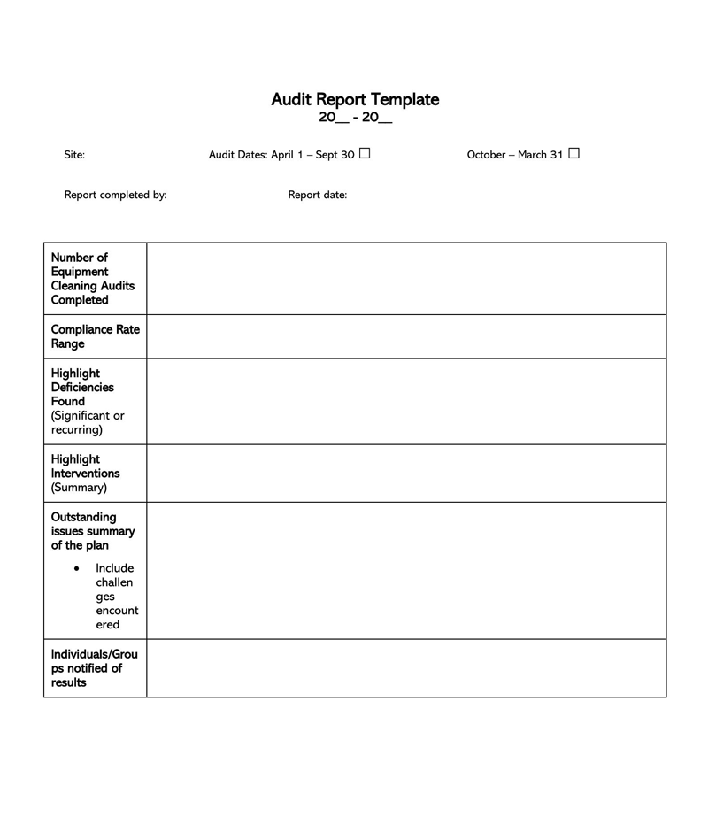 Professional Audit Report Template in Word 41