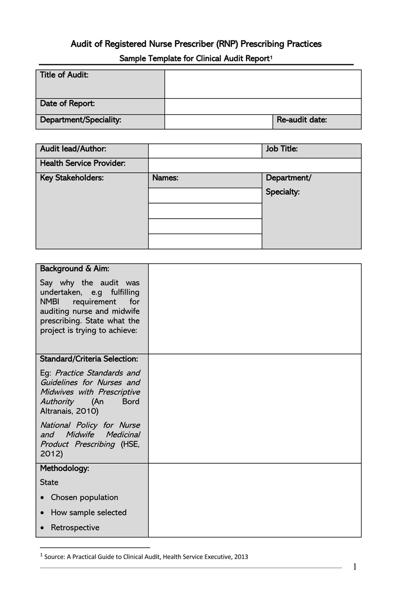 customizable Audit Report Template in Word 46