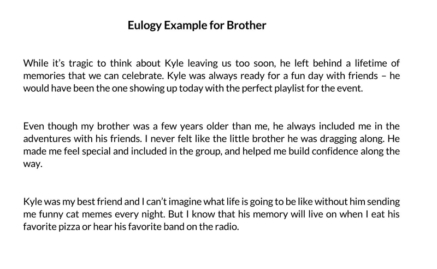 43 Heartfelt Eulogy Templates (Father, Mother, Friend)