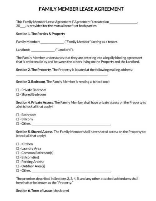 Printable Rental Agreement Template with Free Download