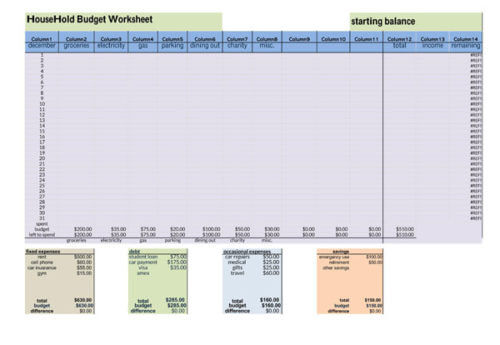 Personal-Budget-Worksheet