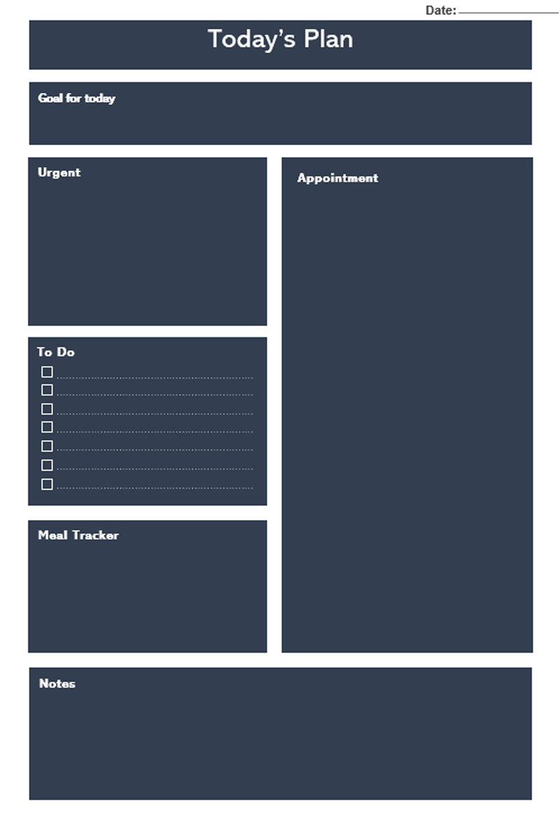 Free daily planner template 05