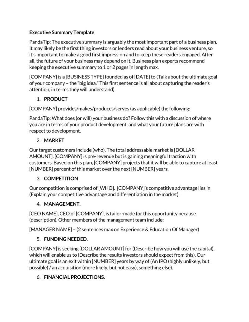 35 Free Executive Summary Templates and Examples