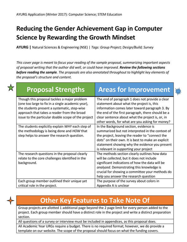 examples of successful grant proposals for education pdf