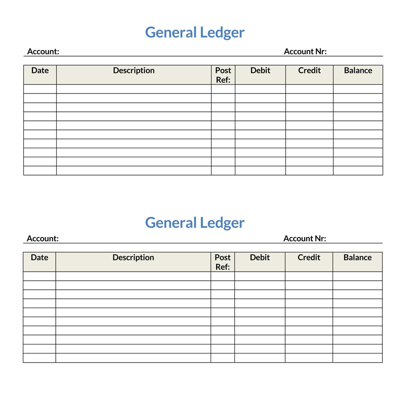 Downloadable general ledger template in Word format 04