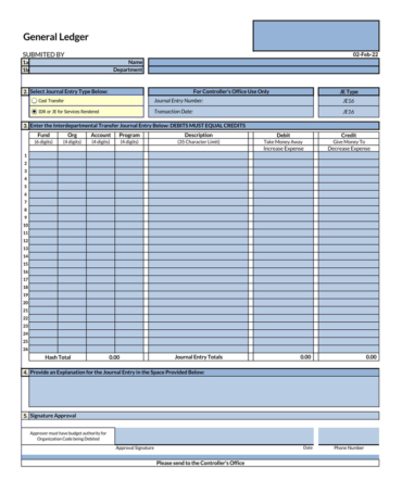 35+ Free General Ledger Templates (Word, Excel)