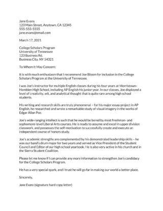 Weak Reference Letter Sample Reference Letters (25+ Sample Letters and Templates)