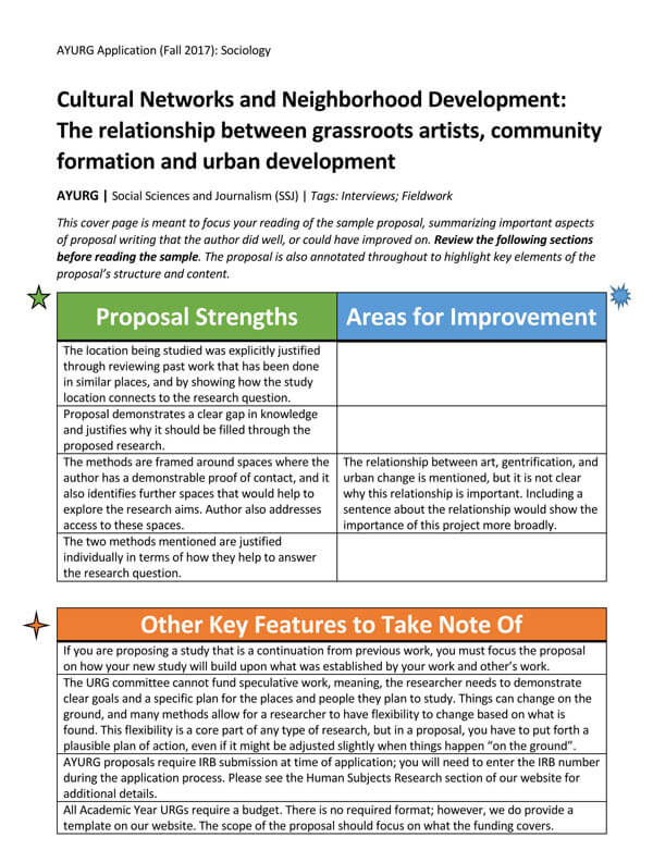 examples of grant proposals for youth programs