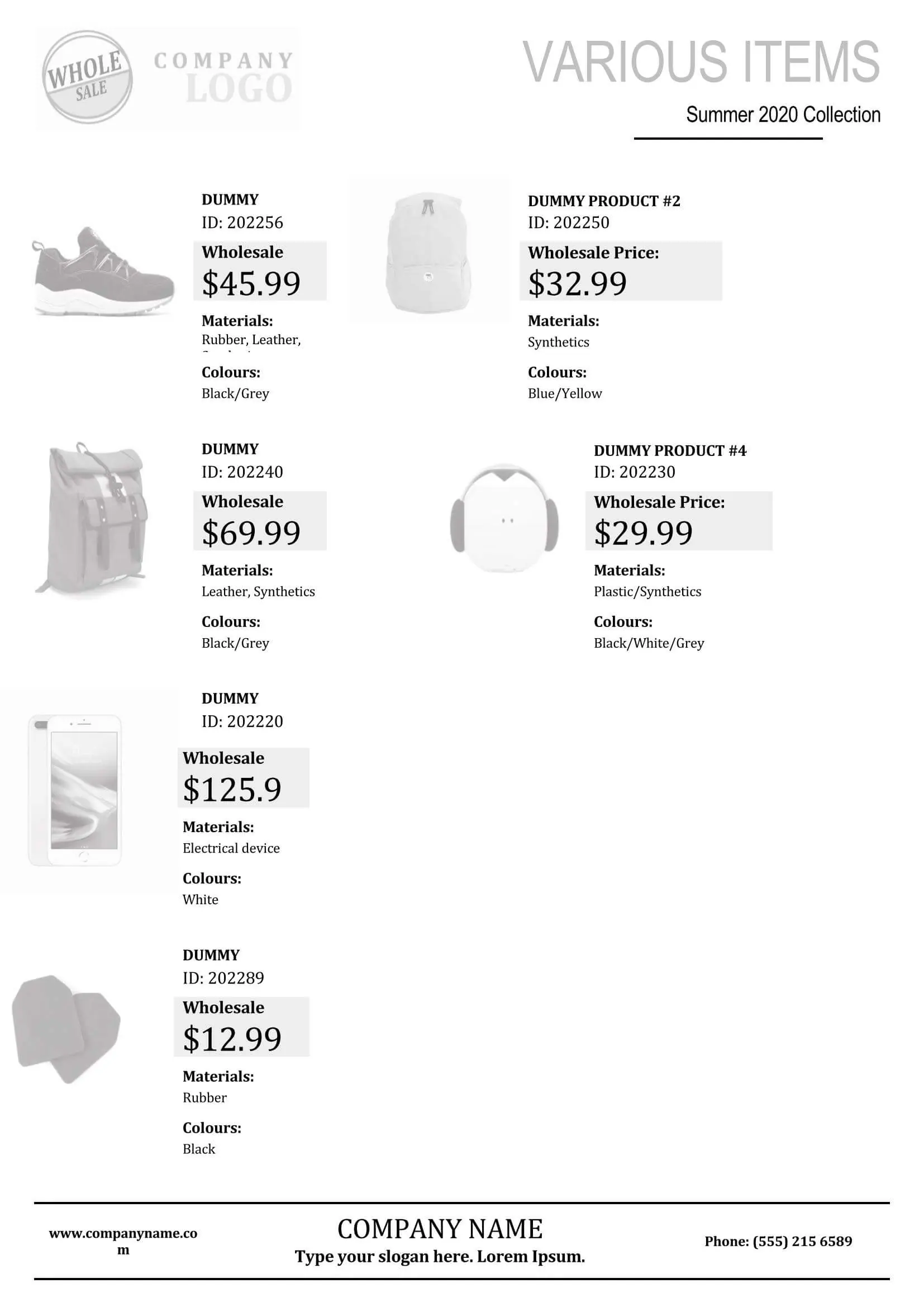 45 Free Printable Price List Templates (Word, Excel, PDF)