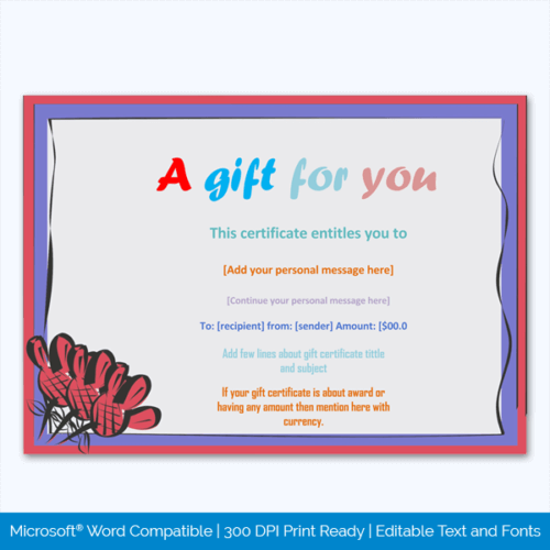 Artistic-Frame-Gift-Certificate-Template