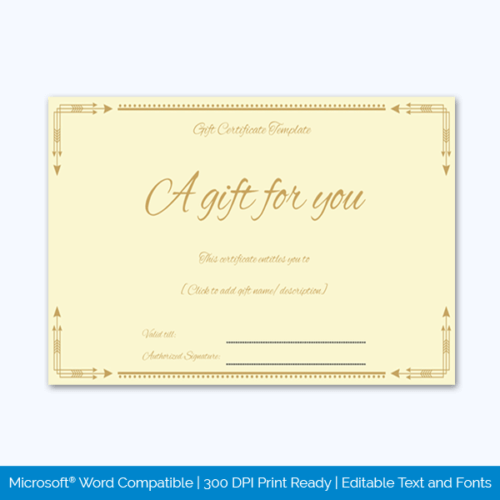 Formal-Gift-Certificate