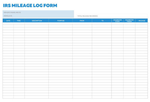 mileage log for taxes pdf