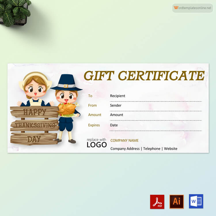 High-Quality Gift Certificate Templates - Instant Access