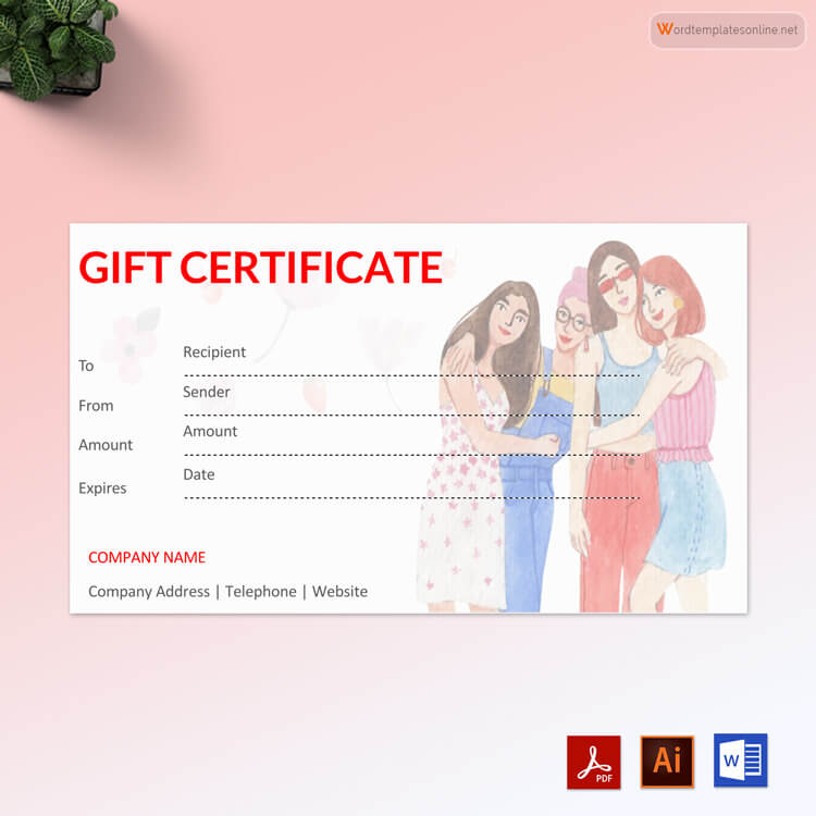 Variety of Gift Certificate Templates - Free Samples