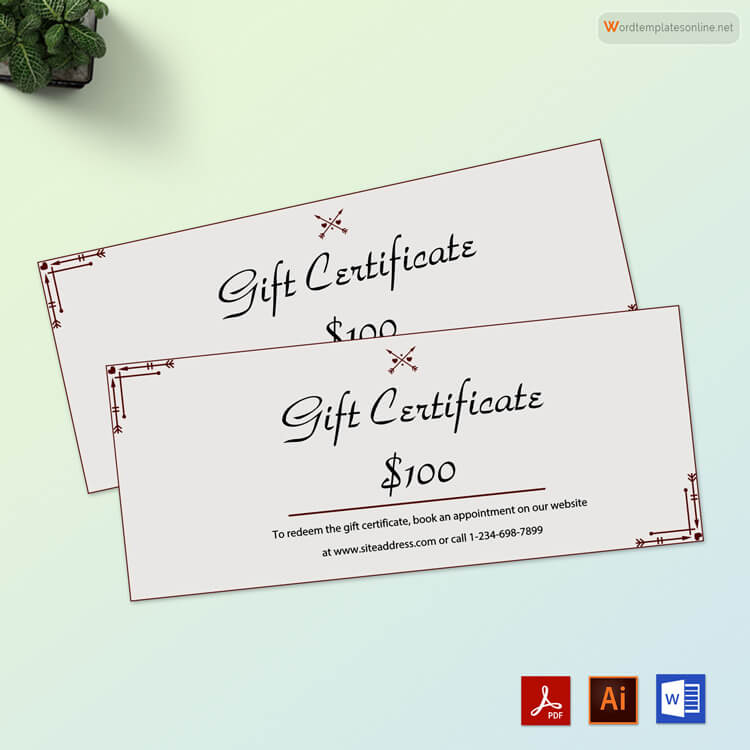 Gift Certificate Templates - Free Download