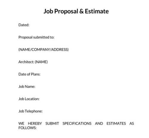 project proposal template doc