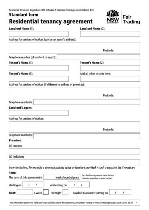 room rental agreement template word doc uk
