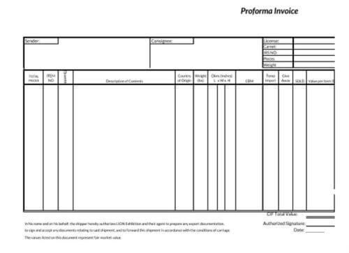 printable invoice template