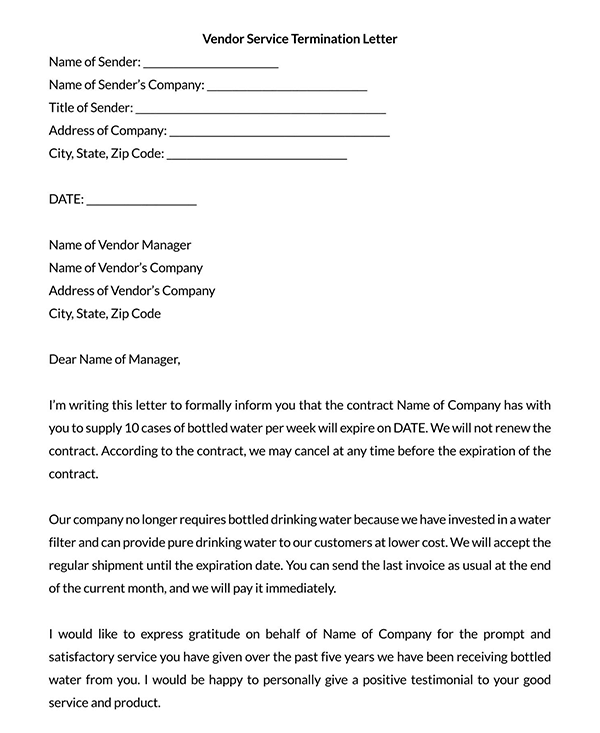 business contract termination letter sample pdf 06