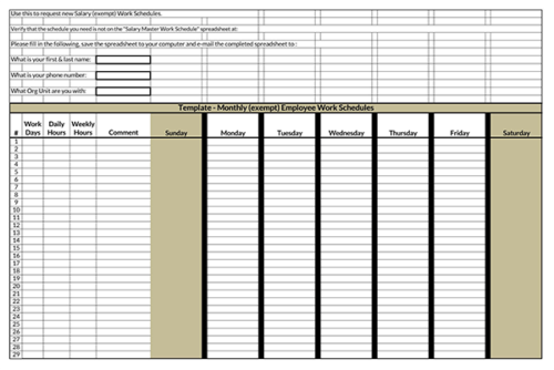 40 Free Employee Schedule Templates [Excel - Word]