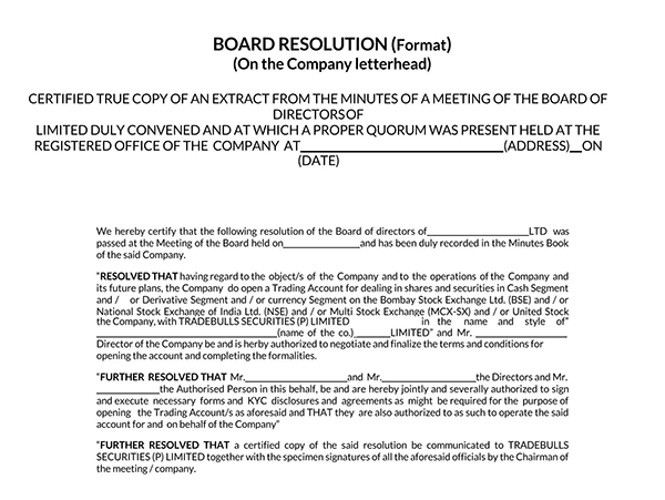  board resolution for starting new project 04