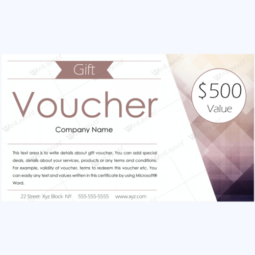 Gift Voucher Free Download