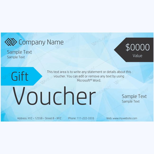 Free Gift Certificate Format Word