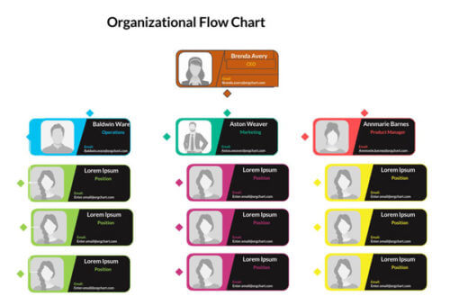 Organizational-Flow-Chart-Templat