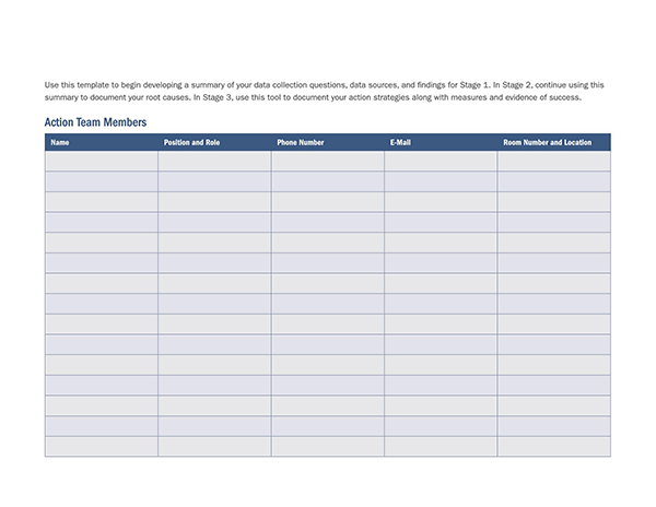 action plan template word free download