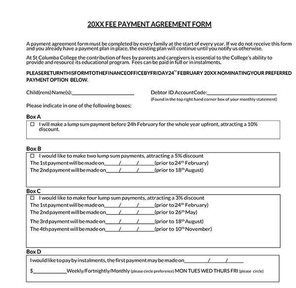 40 Free Payment Agreement Templates (Samples) Word PDF