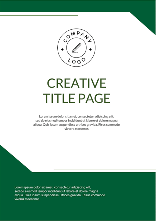 project cover page design 02