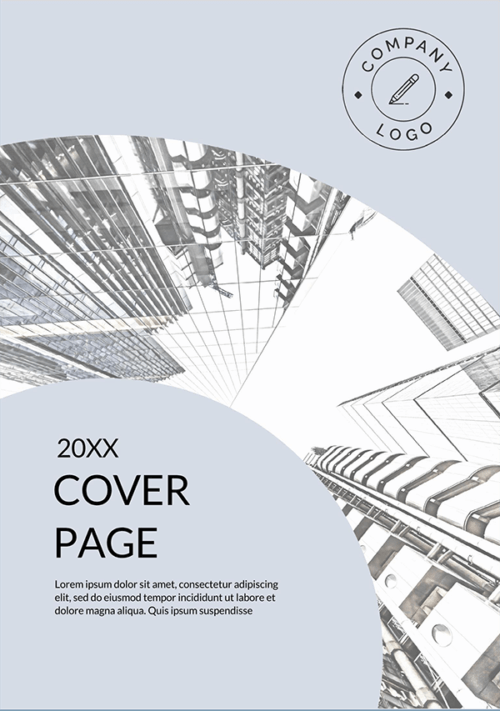 sample cover page design
