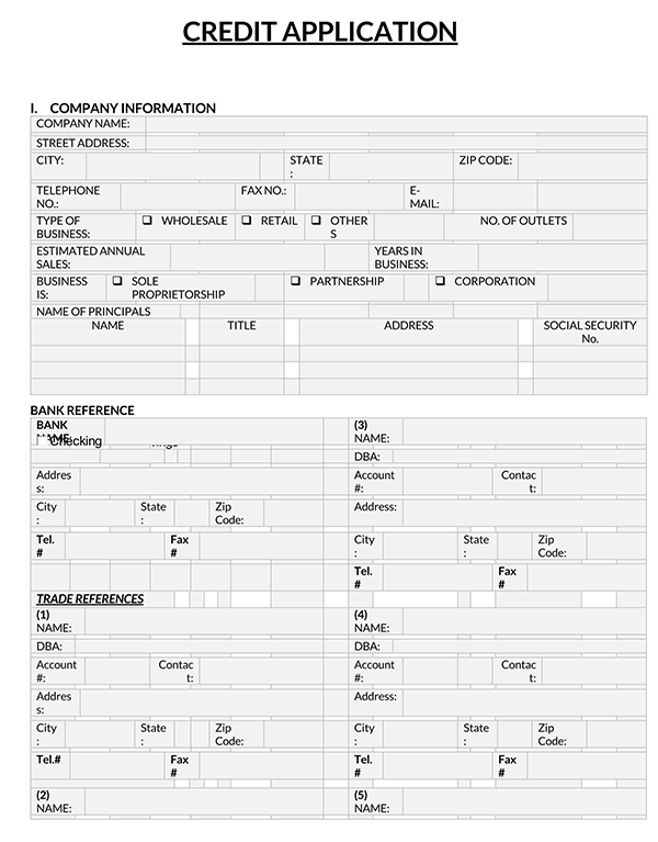 simple credit application form 02