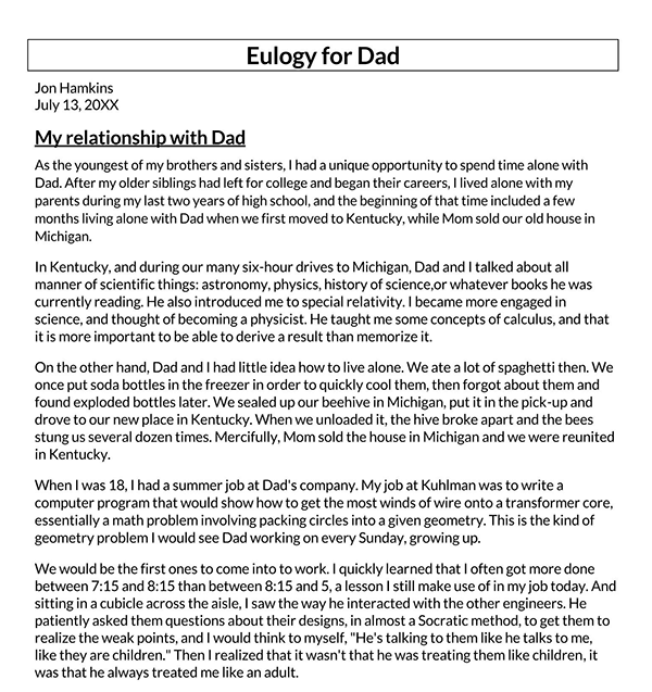 fill in the blank eulogy template 045