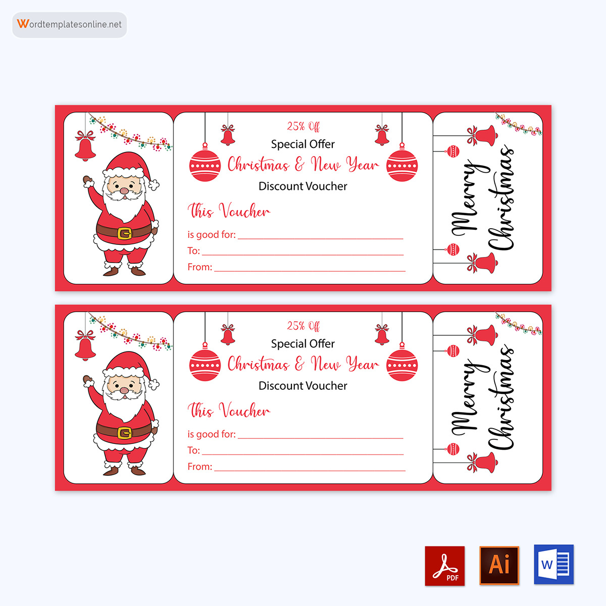 Gift Certificate Template Editable Free